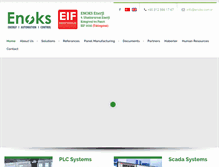 Tablet Screenshot of enoks.com.tr